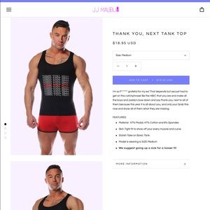J.J. Malibu Thank You, Next Tank Top